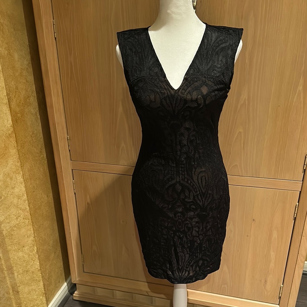 Elegant Black Lace Dress